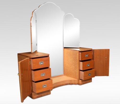 Art Deco Dressing Table With Mirror 1920s For Sale At Pamono