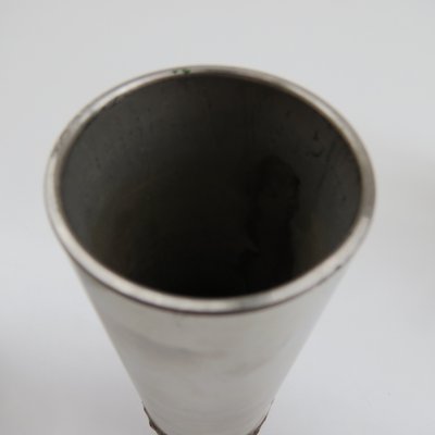 German Stainless Steel Vases 1970s Set Of 4 For Sale At Pamono