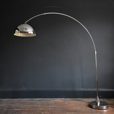 Vintage Italian Chrome Arc Floor Lamp 1970s For Sale At Pamono