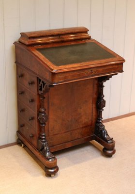 Antique Victorian Burr Walnut Davenport For Sale At Pamono