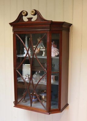 Antique Mahogany Wall Display Cabinet For At Pamono Antique Mahogany Wall Display Cabinet, Pictures Of Antique Curio Cabinets In South Africa