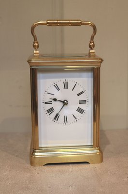 Antique French Br Carriage Clock For At Pamono Antique French Br Carriage Clock For