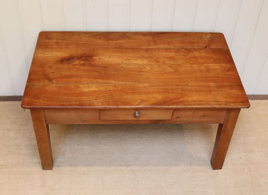 Cherry Wood Side Table For At Pamono, Cherry Coffee Table With Drawers