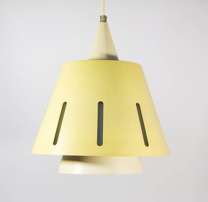 Vintage Sun Series Model 10 Ceiling Lamp By H Th J A Busquet For Hala 1950s
