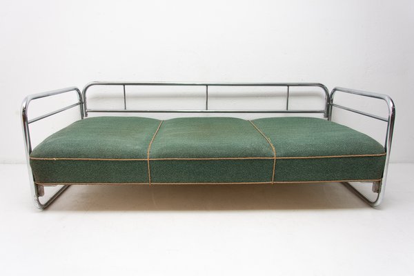 Bauhaus Chrome Plating And Tubular Steel Sofa 1930s