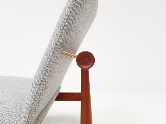 Danish 137 Japan Lounge Chair By Finn Juhl For France And Son 1950s