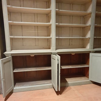 Large Antique Pine Kitchen Cabinet Or Bookcase For Sale At Pamono