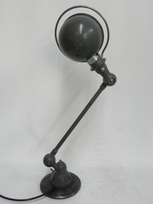 Industrial French Aluminum and Steel Table Lamp from Jieldé Bedroom || Beautiful Jielde industrial light. Made in France