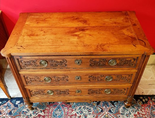 Antique French Bronze Cherry Dresser For Sale At Pamono