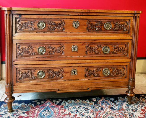 Antique French Bronze Cherry Dresser For Sale At Pamono