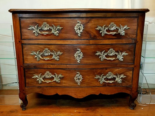 Antique French Bronze And Solid Walnut Dresser For Sale At Pamono