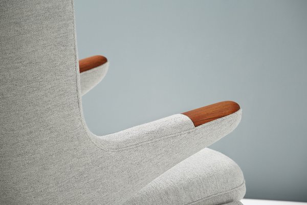 Scandinavian Modern Papa Bear Chair Ottoman Set By Hans J Wegner For A P Stolen 1953 For Sale At Pamono