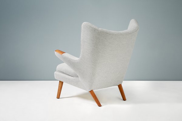 Scandinavian Modern Papa Bear Chair Ottoman Set By Hans J Wegner For A P Stolen 1953 For Sale At Pamono