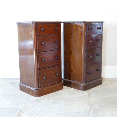 Mahogany And Pine Nightstands 1920s Set Of 2 For Sale At Pamono
