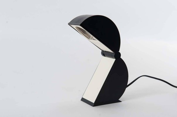 Italian Plastic Disco Table Lamp by Mario Bertorelle 1970s