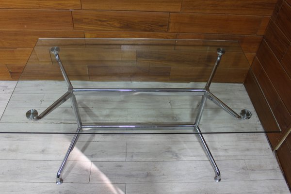 Vintage German Gl Dining Table 1980s