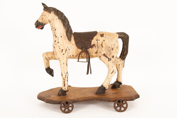 Antikes Spielzeugpferd, 1880er bei Pamono kaufen Antikes Spielzeugpferd, 1880er bei Pamono kaufen