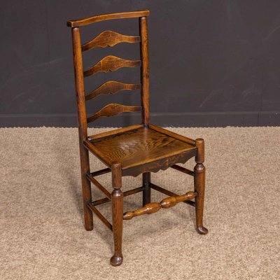 Antique Georgian Ash And Elm Ladderback Dining Chairs Set Of 8 Antique Georgian Ash And Elm Ladderback