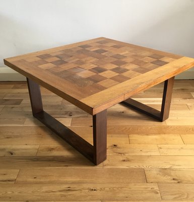 Rosewood Teak Chessboard Coffee Table By Poul Cadovius For Rosewood Teak Chessboard Coffee Table