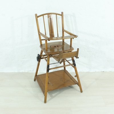 mid century high chair