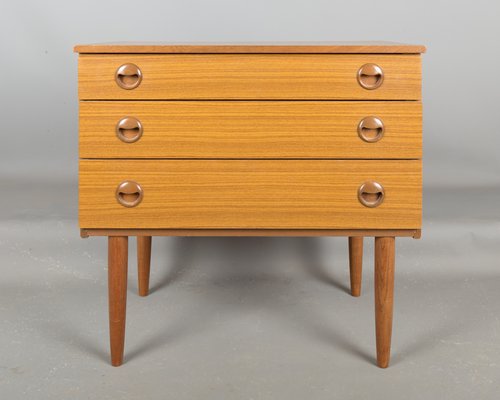Vintage Teak Bedside Cabinet From Schreiber For Sale At Pamono
