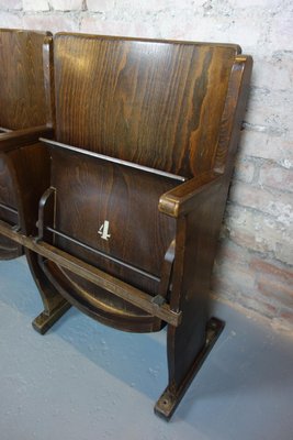 Mid Century Beech And Bentwood Bench From Ton 1950s For Sale At
