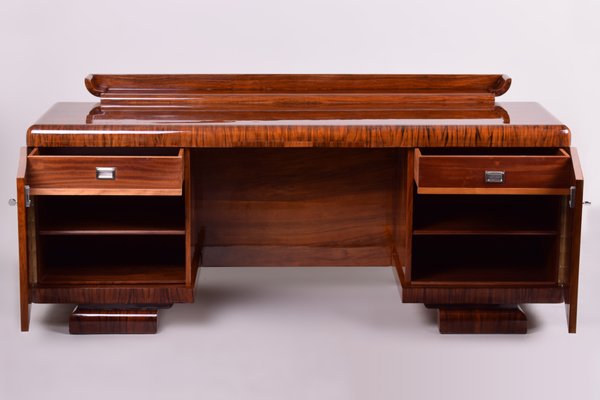 Vintage Art Deco Walnut Writing Desk 1930s For Sale At Pamono