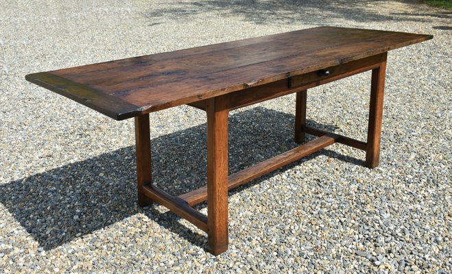 Antique French Oak Refectory Table 1860s For At Pamono Antique French Oak Refectory Table