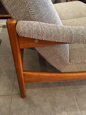 Mid Century French Teak Sofa Bench From Steiner 1960s For Sale At