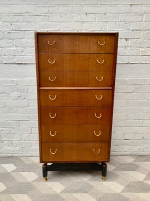 Mid Century Model D155 Brass And Teak Dresser From G Plan For Sale