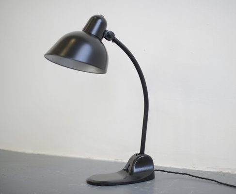 German Cast Iron Steel Bauhaus Table Lamp From Siemens 1930s