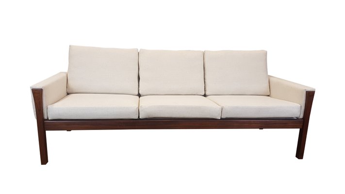 Danish Rosewood Ch 163 Sofa By Hans J Wegner For Carl Hansen Søn 1960s