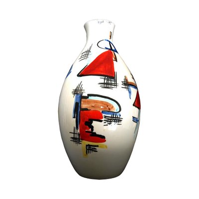 Vaso Mid-Century in ceramica di Artistica Aretini, Italia in