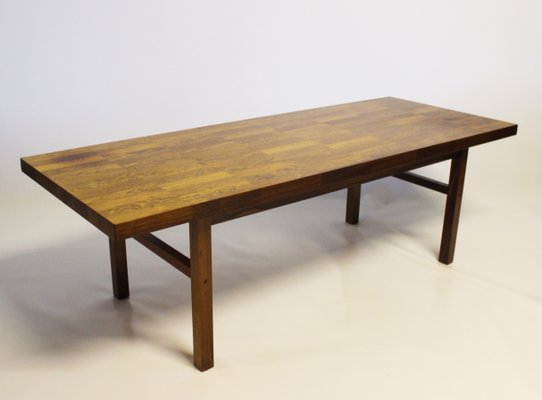 Danish Modern Checd Rosewood Coffee Table 1960s For At Pamono - Stained Wood Plank Coffee Table Danish Modern Checd Rosewood Coffee Table 1960s For At Pamono - Stained Wood Plank Coffee Table