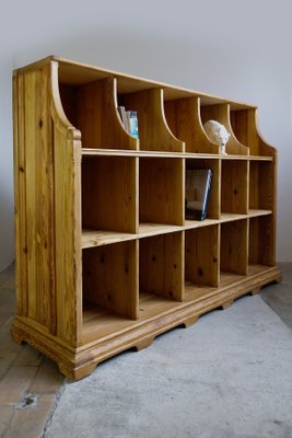 Art Deco German Wooden Shelving Unit, Wood Shelving Units For Storage