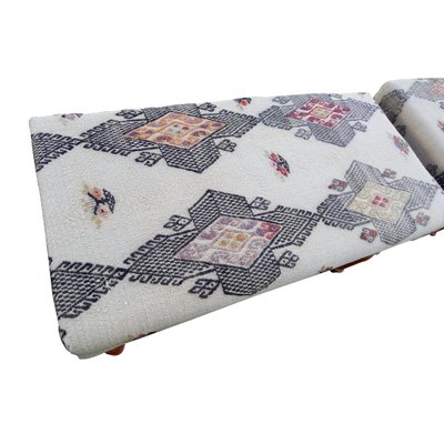 Turkish Kilim Benches From Vintage Pillow Store Contemporary Set Of 3 For Sale At Pamono