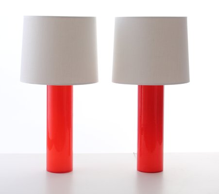 table lamps red