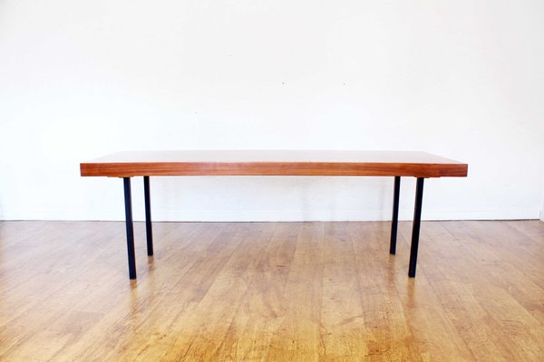 Moderner Couchtisch Aus Metall Teak Mit Erweiterung Im Skandinavischen Design 1970er Bei Pamono Kaufen