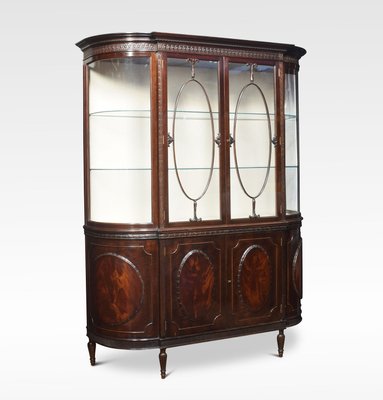 Antique Mahogany Display Cabinet Bei Pamono Kaufen