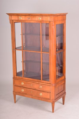 Antique Biedermeier Cherry Display Cabinet For At Pamono Antique Biedermeier Cherry Display