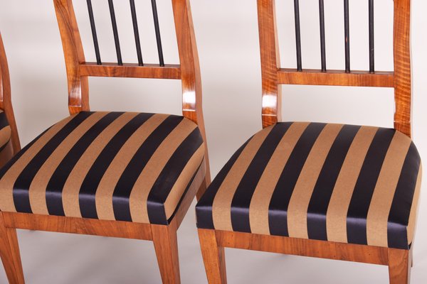 Antique Biedermeier Walnut Dining Chairs Set Of 3 En Vente Sur Pamono Antique Biedermeier Walnut Dining