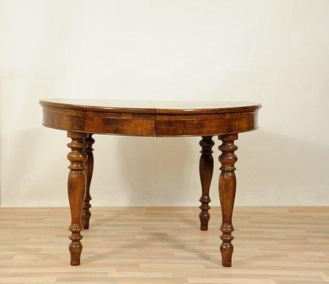 Antique Italian Round Walnut Dining Table For At Pamono - Italian Round Table