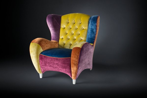 Rubelli Fabric Schinke Armchair from VGnewtrend for sale at Pamono