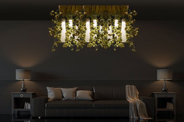 flowers from ceiling