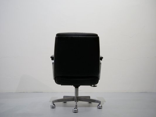 Black Leather Office Chair From Drabert, Black Leather Office Chairs