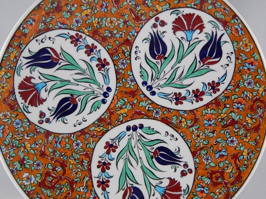 Handmade Turkish Ceramic Decor Plate