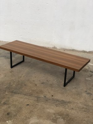 Low Stone Sled Table By Pierre Guariche For Meurop 1950s For Sale