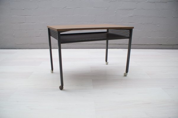Vintage Formica Perforated Metal Rolling Table 1960s For Sale At Pamono
