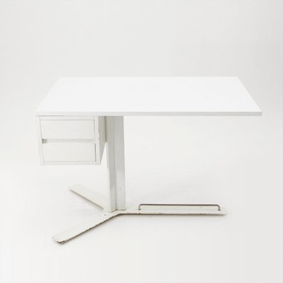 Mid Century Italian White Desk By Antonello Mosca For Sormani 1960s Mid Century Italian White Desk By Antonello Mosca For Sormani 1960s