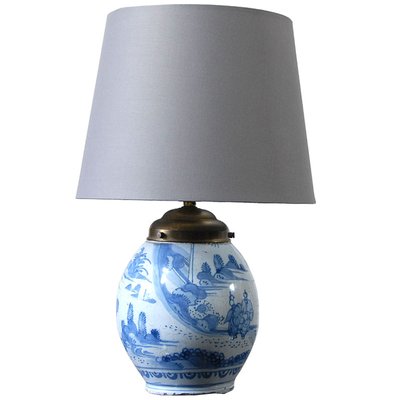 antique white lamp